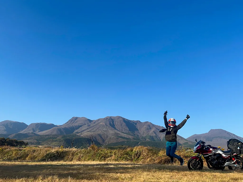 バイク輸送で行く初めての九州ツーリングと山 （九州ツーリング その３）
