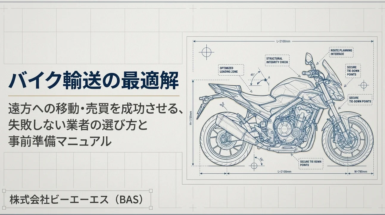 バイク輸送とは？業者選びのポイントも解説！