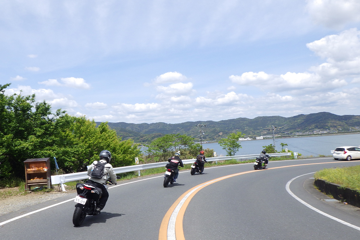 電動バイクでツーリング