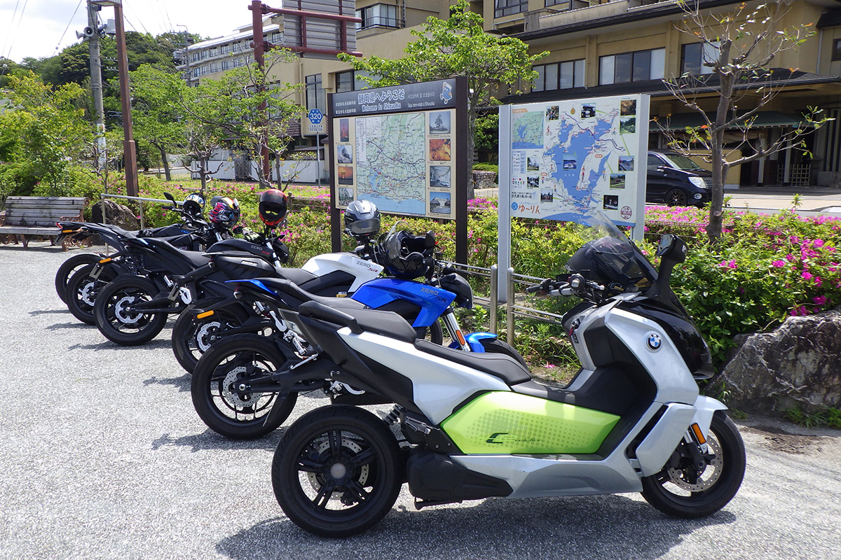 電動バイクでツーリング