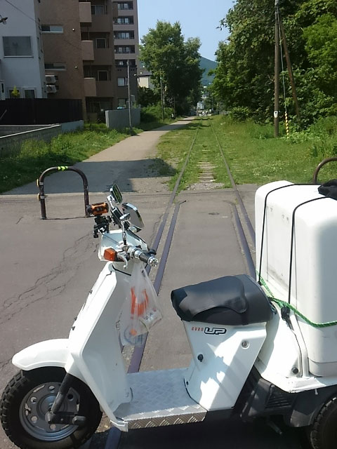 旧国鉄の手宮線跡